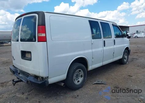 2014 Chevrolet Express 2500 Work Van из США, поврежденный, VIN 1GCWGFCA0E1146851